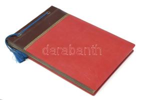 cca 1963-1964, Az Erzsébet-híd építéséről készült 40 darab fotó, pauszlapok pár helyen leragadtak, s...