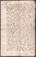 1707 II. Rákóczi Ferenc tokaji és Zemplén vármegyei szőlőkkel és a szőlőmunkások bérével kapcsolatos rendelete magyar nyelven. valamint a lefolytatott eljárás jegyzőkönye a hegybírók részvételével, majd ennek szentesítése Munkács városában, Beniczky Gáspár. (1674-1734) II. Rákóczi Ferenc magántitkára. aláírásával 8 magyarul beírt oldal. Rendkívüli ritkaság!