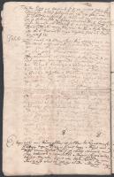 1707 II. Rákóczi Ferenc tokaji és Zemplén vármegyei szőlőkkel és a szőlőmunkások bérével kapcsolatos...