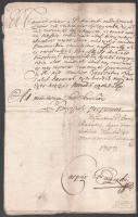 1707 II. Rákóczi Ferenc tokaji és Zemplén vármegyei szőlőkkel és a szőlőmunkások bérével kapcsolatos...