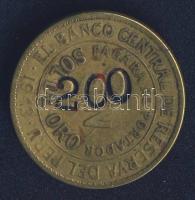 Peru 1943. 1S "200"-as ellenjeggyel T:3