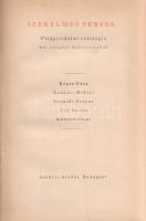 Szerelmes versek. Világirodalmi antológia két évezred költészetéből. Képes Géza, Radnóti Miklós, Sze...