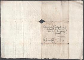 1674 Eger, magyarosodott török személy levele, magyar nyelven Eger városába