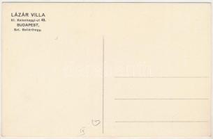 Budapest XI. Gellérthegy, Lázár villa, belső, nappali. Kelenhegyi út 49. photo