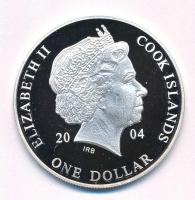 Cook-szigetek 2005. 1$ ezüstözött sárgaréz "Ázsia történelme - Vietnámi háború" kapszulába...