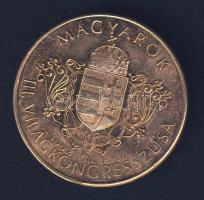 1992. "Magyarok Világkongresszusa - Kőrösi Csoma Sándor" Be emlékérem T:exPP