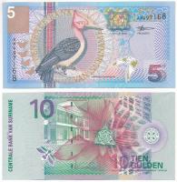 Suriname 2000. 5G + 10G T:UNC 
Suriname 2000. 5 Gulden + 10 Gulden C:UNC 
Krause P#146, P#147