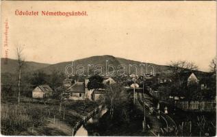 1907 Boksánbánya, Németbogsán, Deutsch-Bogsan, Bocsa Montana; vasúti sín. Rosner kiadása / railway tracks