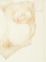 Lacza Márta (1946- ): A földtől már távol, az éghez közel, 1979. Ceruza, papír. Jelzett (paszpartu á...