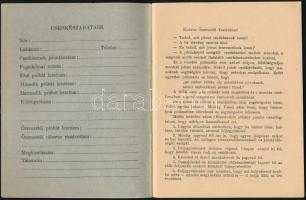 Balla Dezső (összeáll.): Őrsvezetői notesz. Bp., 1936, Házi Őrsvezetők Köre. Kiadói papírkötés, kitö...