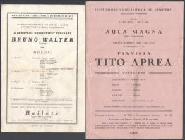 cca 1930 4 db koncert meghívó