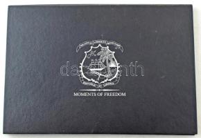 Libéria 2004. 10D "Szabadság pillanatai" multicolor Cu-Ni érmesorozat 24xklf darabja erede...