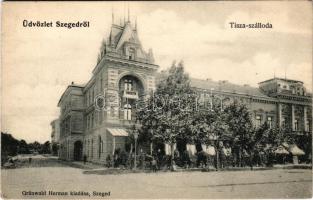 Szeged, Tisza szálloda. Grünwald Herman kiadása (EK)