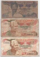 Ghána 1990-1994. 7xklf bankjegy T:F-VG Ghana 1990-1994. 7xdiff banknotes C:F-VG