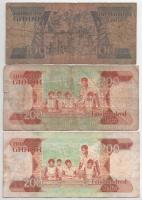 Ghána 1990-1994. 7xklf bankjegy T:F-VG Ghana 1990-1994. 7xdiff banknotes C:F-VG