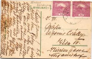 Sárosbogdány, Sarisské Bohdanovce (Eperjes, Presov); kúria, kastély. Rosenblatt kiadása / castle vil...