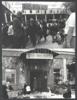 4 db szociofotó, egyik Bánhalmi János felvétele, némelyik felületén törésnyom, 18,5×18,5 és 23,5×18 ...