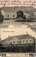 1909 Ipolyvarbó, Ipoly-Varbó, Nógrád-Varbó, Vrbovka; Dióssy kastély, kastély belseje / castle, courtyard (Rb)