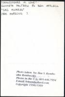 1999 Gwyneth Paltrow színésznő és Ben Affleck, feliratozott, pecséttel jelzett fotó, 15×10 cm