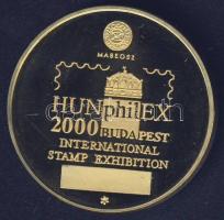 2000. "Szent István - Államalapítás" aranyozott Ag emlékérem 33,6g T:PP R! Csak 500db! Tan...