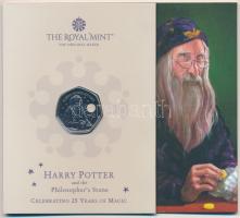 Nagy-Britannia 2022. 50p Cu-Ni "Harry Potter - A Harry Potter és a Bölcsek Köve megjelenésének ...