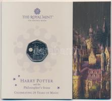 Nagy-Britannia 2022. 50p Cu-Ni "Harry Potter - A Harry Potter és a Bölcsek Köve megjelenésének ...