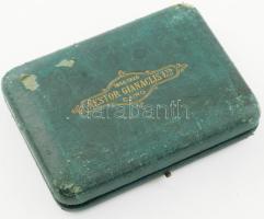 6 darabos kískanál készlet, Orosz ezüst (Ag) 84 zolotniki finomságjellel. XIX. sz. jelzett 76 g hozz...