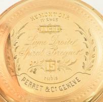 14k arany (Au) zsebóra dupla fedeles, anker járatos br 73 g d: 45 mm