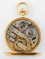 14k arany (Au) zsebóra dupla fedeles, anker járatos br 73 g d: 45 mm