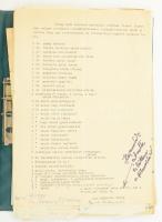 cca 1924-2006 Haranghy Jenő festőművész rendelkezés és kötelezvény 1924-ből, két kézzel írt oldal, H...