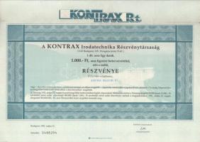 1990-2000. 7db klf modern részvény szelvényekkel, közte "Chinoin", "Mammut Üzletház&q...