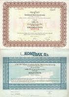 1990-2002. 7db klf modern részvény szelvényekkel, közte "Biogal", "Mirköz", &quo...