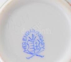 Herendi Viktória mintás kisváza. Jelzett, hibátlan, m: 8 cm