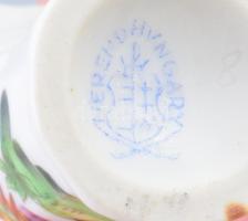 Herendi Pheasant, Bird and Insect mintás kisváza. Jelzett, hibátlan, m: 6,5 cm