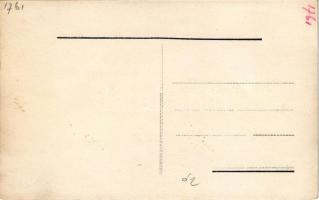 Chiusa, Klausen (Südtirol); Haspinger Denkmal / statue, castle ruins. photo