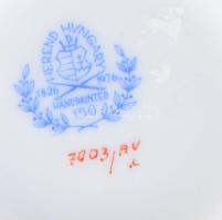 Herendi Apponyi zöld mintás váza. Jelzett, hibátlan, m: 14 cm