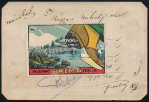 Fővárosi Sörfőző Rt. Kőbányán, Király-sör, Szegedi főraktár töltése, címke v. számolócédula, hátolda...