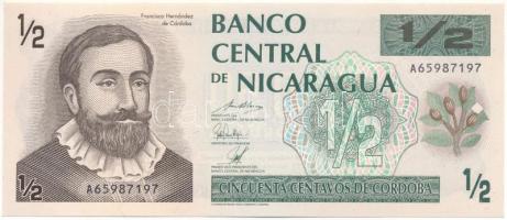 Nicaragua DN (1992) 50c (1/2C) T:AU Nicaragua ND (1992). 50 Centavos (1/2 Cordoba) C:AU Krause P#172