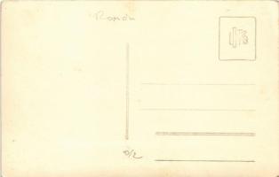 Szászsebes, Mühlbach, Sebes; Rózsa utca, Rudolf Breckner üzlete télen / Rosengasse / street, shops, ...