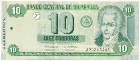 Nicaragua 2002. 10C T:UNC Nicaragua 2002. 10 Cordobas C:UNC Krause P#191