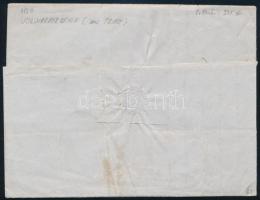 1856 2kr MP IIIb fekete, Triestben írt de Pesten postázott helyi levélen, teljes tartalommal. Certif...