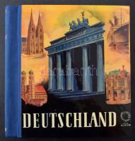 Schaubek Németország előnyomott falcmentes album 1945-1960 NSZK, Berlin, NDK, teljes megszállási zónák is! Szép, jó állapotú album