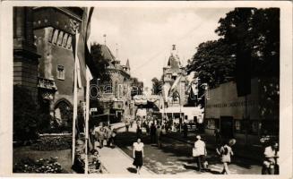 1948 Budapest XIV. Nemzetközi Vásár, Üveg, porcelán, lakberendezés, wc, Kossuth Petőfi, Táncsics + So. Stpl (EB)