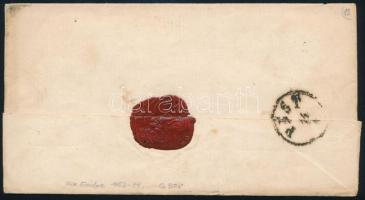 ~1870 5kr távolsági levélen "SZ:ENDRE" - Zeliz ~1870 5kr on domestic cover "SZ:ENDRE&...