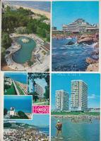 50 db MODERN román város képeslap: tengerpart és fürdők