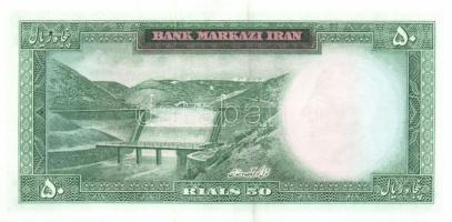 Irán 1969-71. 50R (2x) klf aláírással T:I