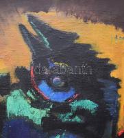 Freytag Zoltán (1901-1983): Sebzett madár, 1970-71. Olaj, vászon, jelezve jobbra fent. 100x70 cm / o...