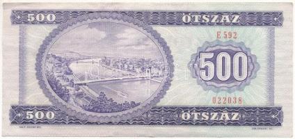 1990. 500Ft "E 592 022038" T:F szép papír 
Adamo F43