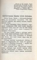 Blaskovich Lajos: 
Őshaza és Kőrösi Csoma Sándor célja. Kőrösi Csoma halálának 100. évfordulóján.
...
