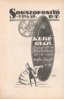 Freund Jenő: 
Papiros a grafikában - Papirosminták (melléklet).
Budapest, 1927. Világosság Könyvny...